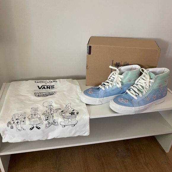 NIB Vans x SpongeBob (Sandy Liang) Hightops - Picture 2 of 7